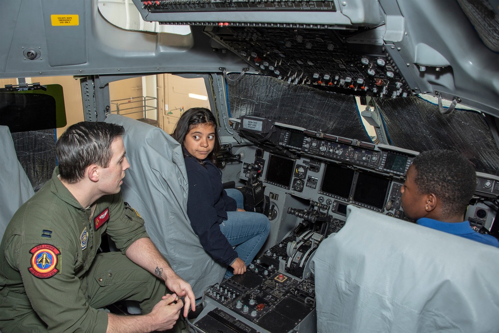 Media Event/JROTC Travis AFB Tour