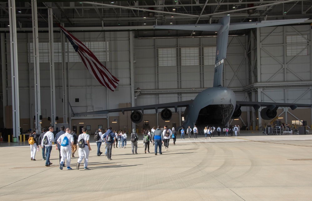 Media Event/JROTC Travis AFB Tour