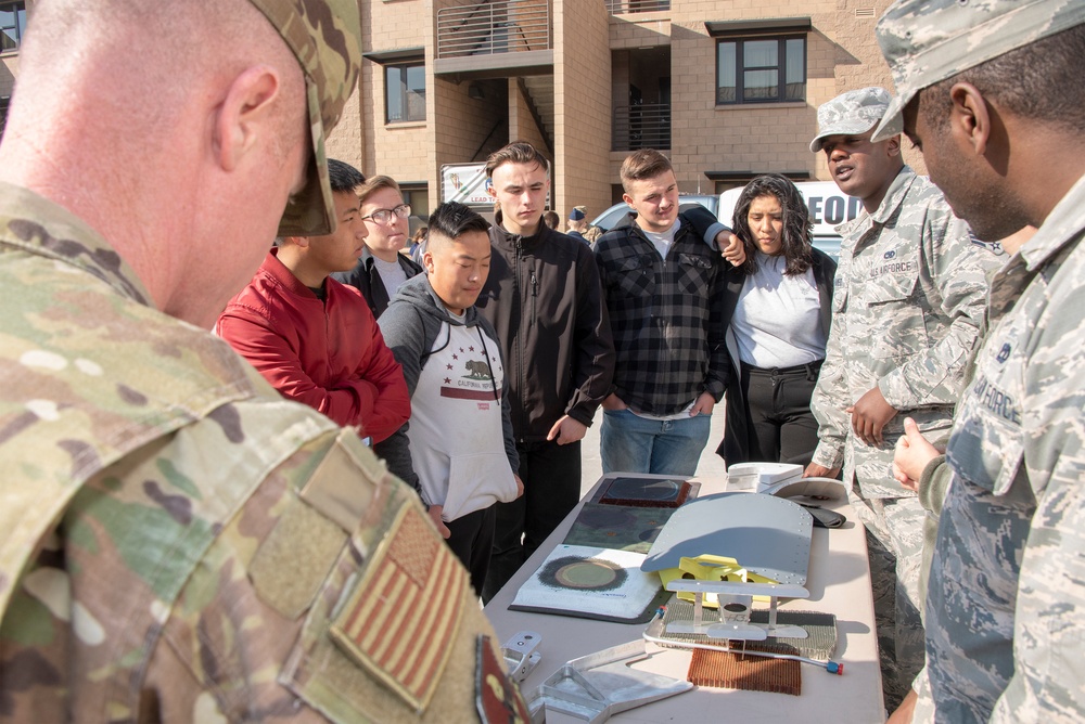 Media Event/JROTC Travis AFB Tour