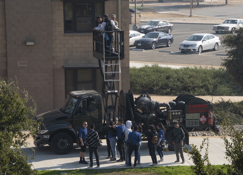 Media Event/JROTC Travis AFB Tour