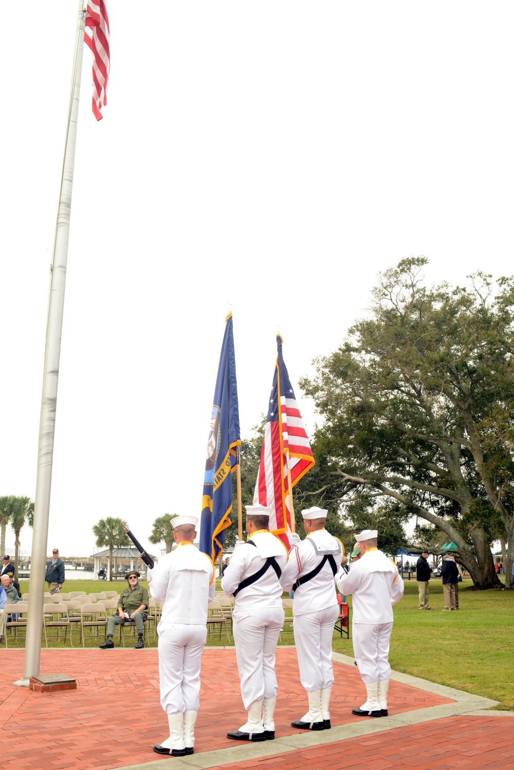 Commander, Submarine Group 10 Speaks at Veterans Day Ceremony on St. Simons Island