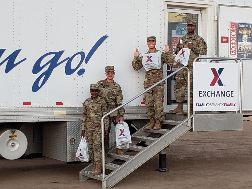 ***KILL / SEE NOTE *** Exchange opens mobile field exchange to support troops on border