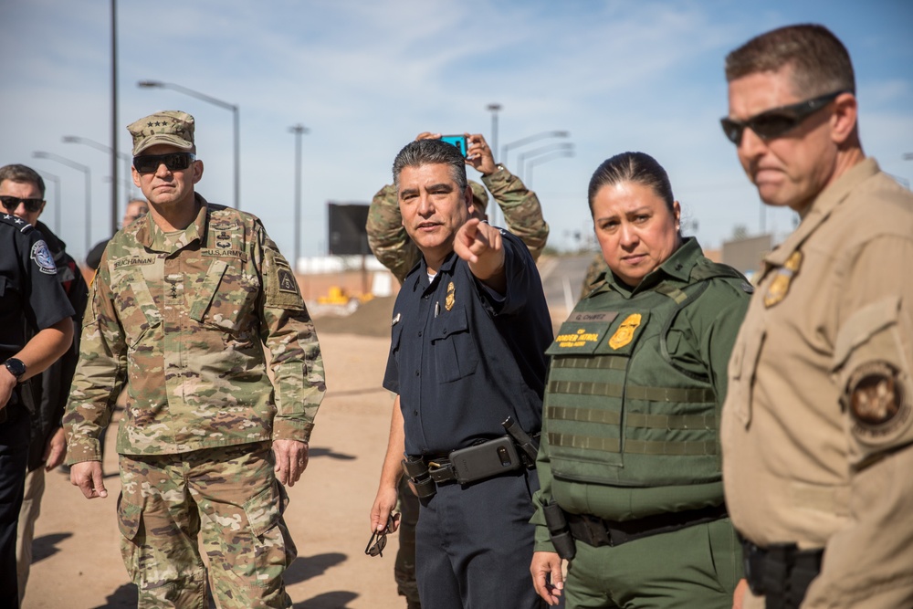 Joint CBP and DOD Briefing on Operation Secure Line - Calexico, California