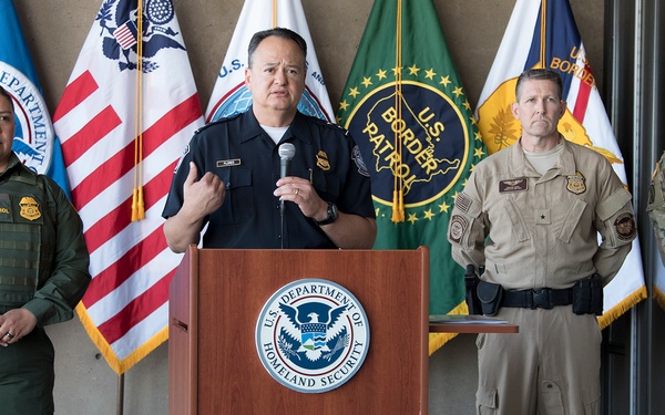 Joint CBP and DOD Briefing on Operation Secure Line - Calexico, California