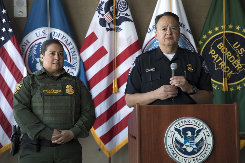 Joint CBP and DOD Briefing on Operation Secure Line - Calexico, California