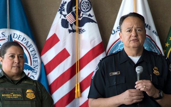Joint CBP and DOD Briefing on Operation Secure Line - Calexico, California