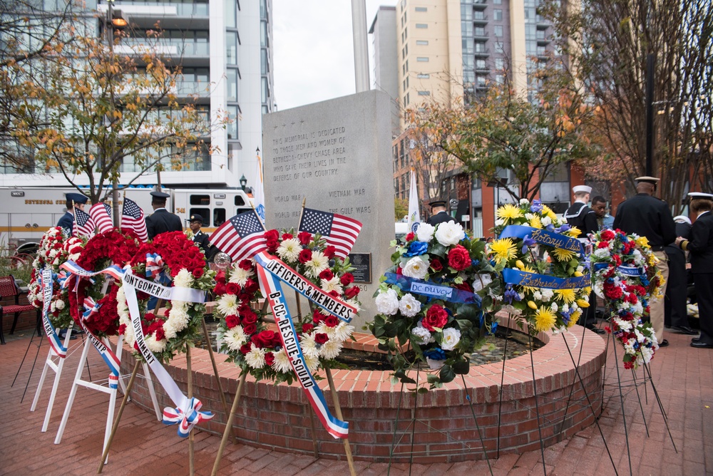 Veterans Day Ceremony Held in Bethesda