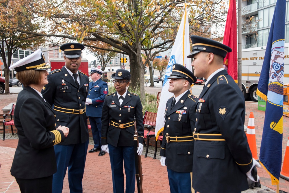 Veterans Day Ceremony Held in Bethesda