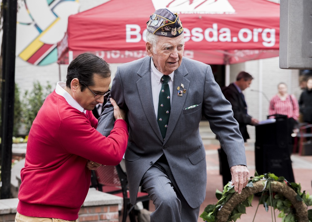 Veterans Day Ceremony Held in Bethesda