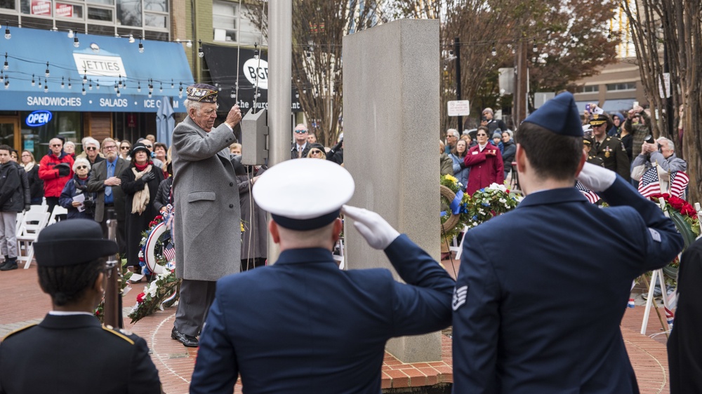 Veterans Day Ceremony Held in Bethesda