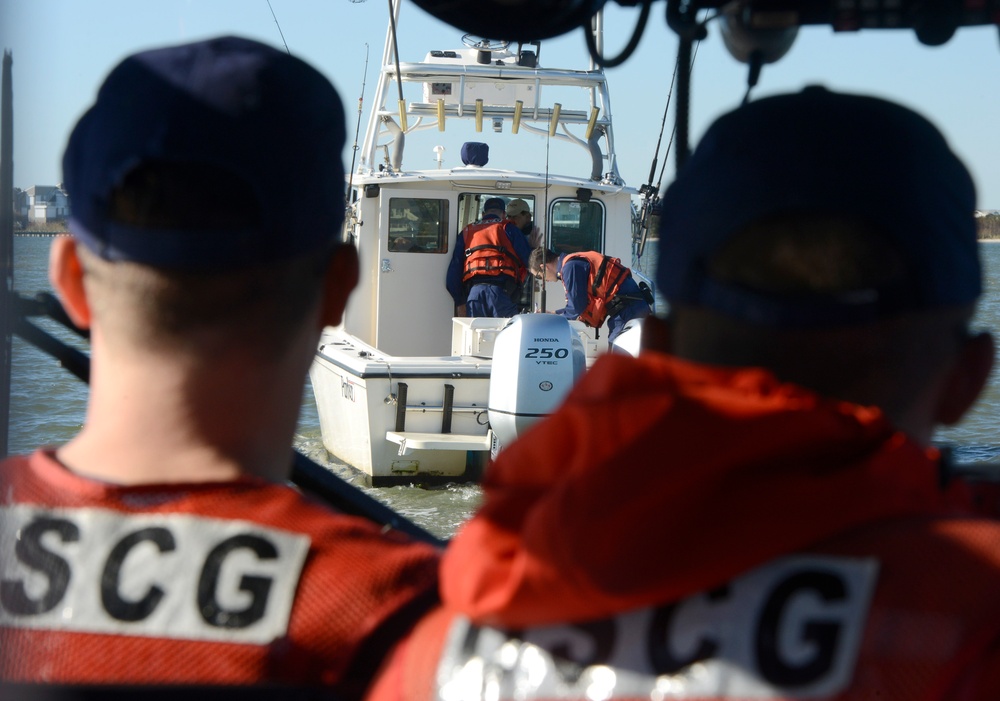 Coast Guard conducts boardings off Barnegat Light, NJ
