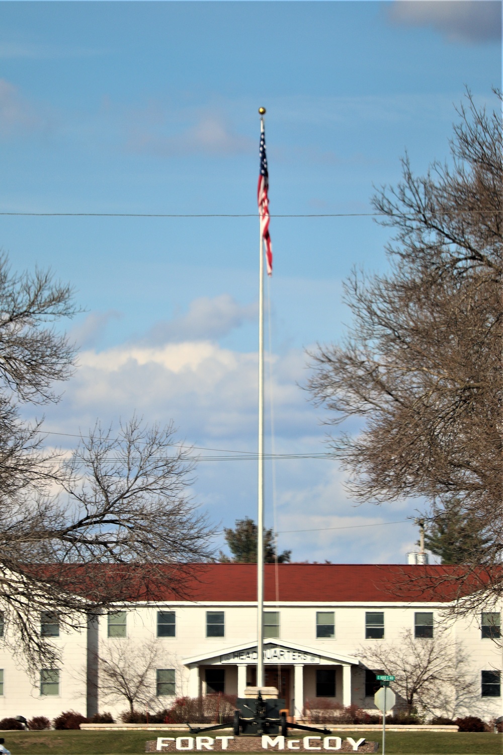 Fort McCoy and the American Flag