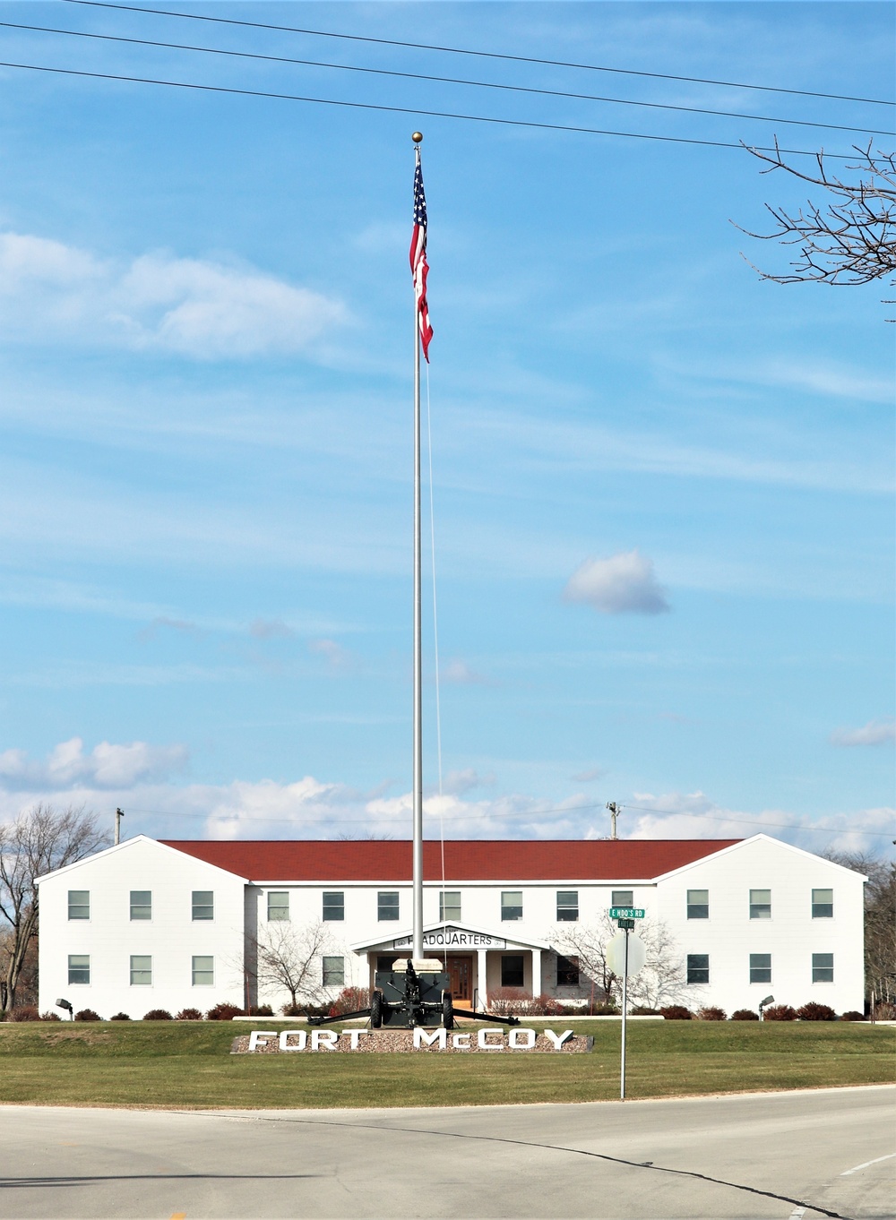 Fort McCoy and the American Flag