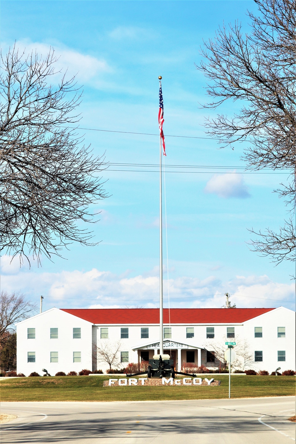 Fort McCoy and the American Flag