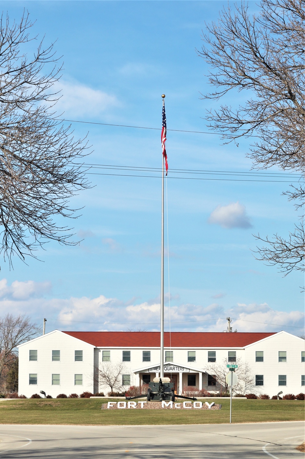 Fort McCoy and the American Flag