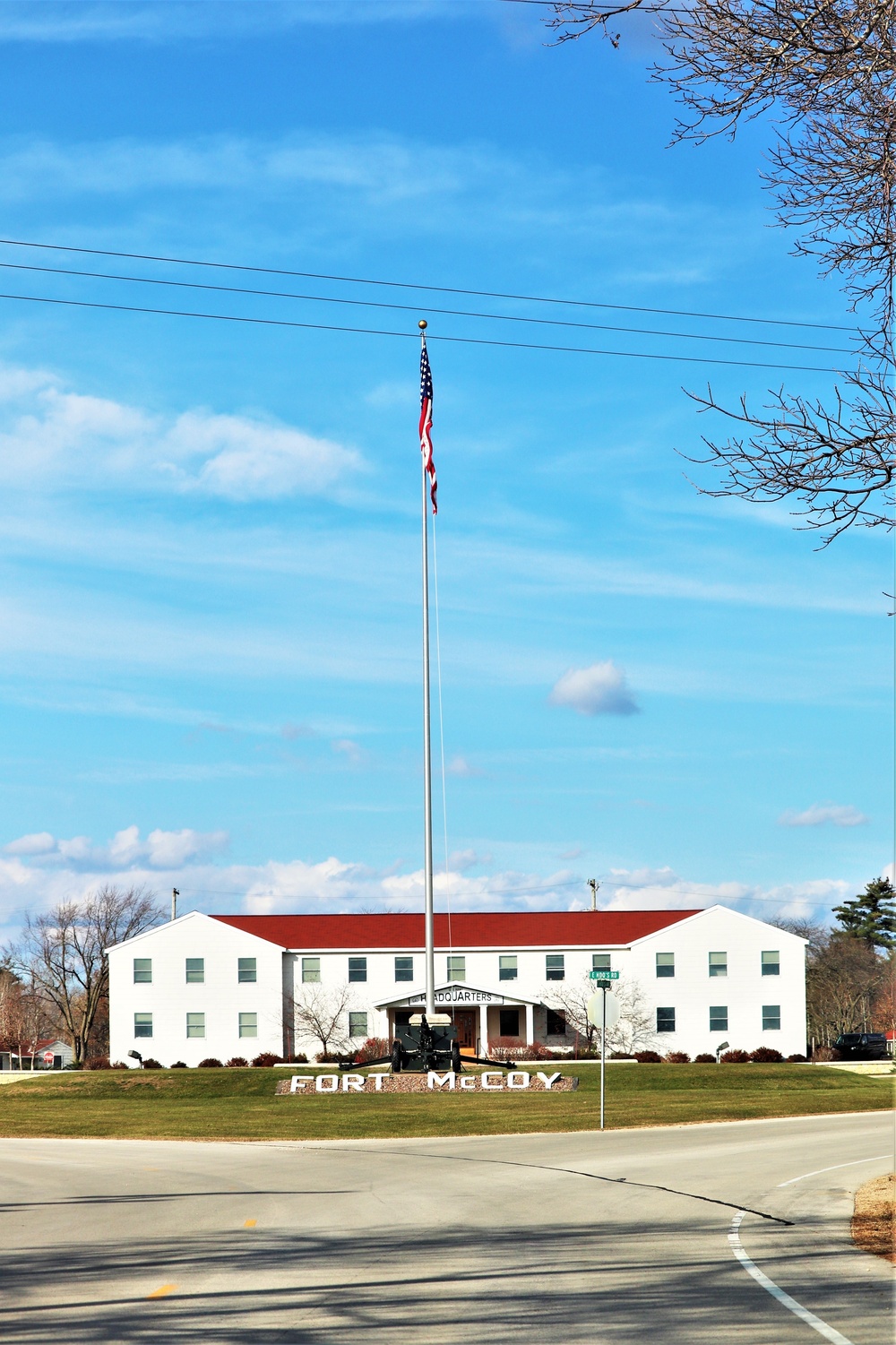 Fort McCoy and the American Flag