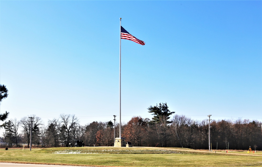 Fort McCoy and the American Flag