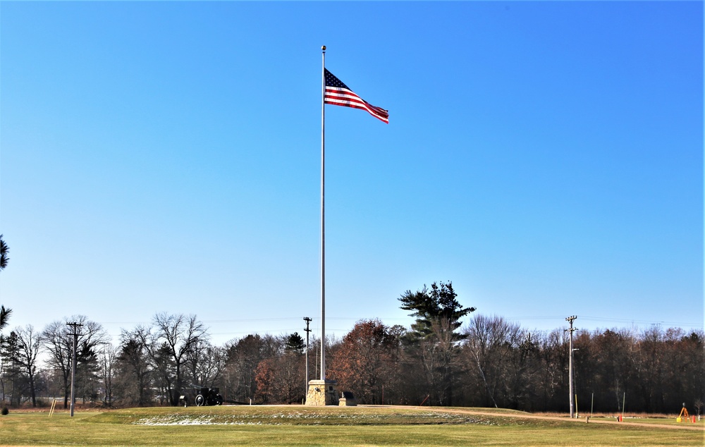 Fort McCoy and the American Flag