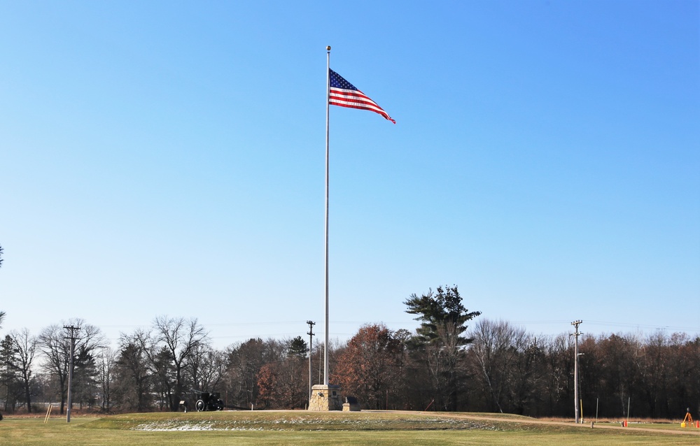 Fort McCoy and the American Flag