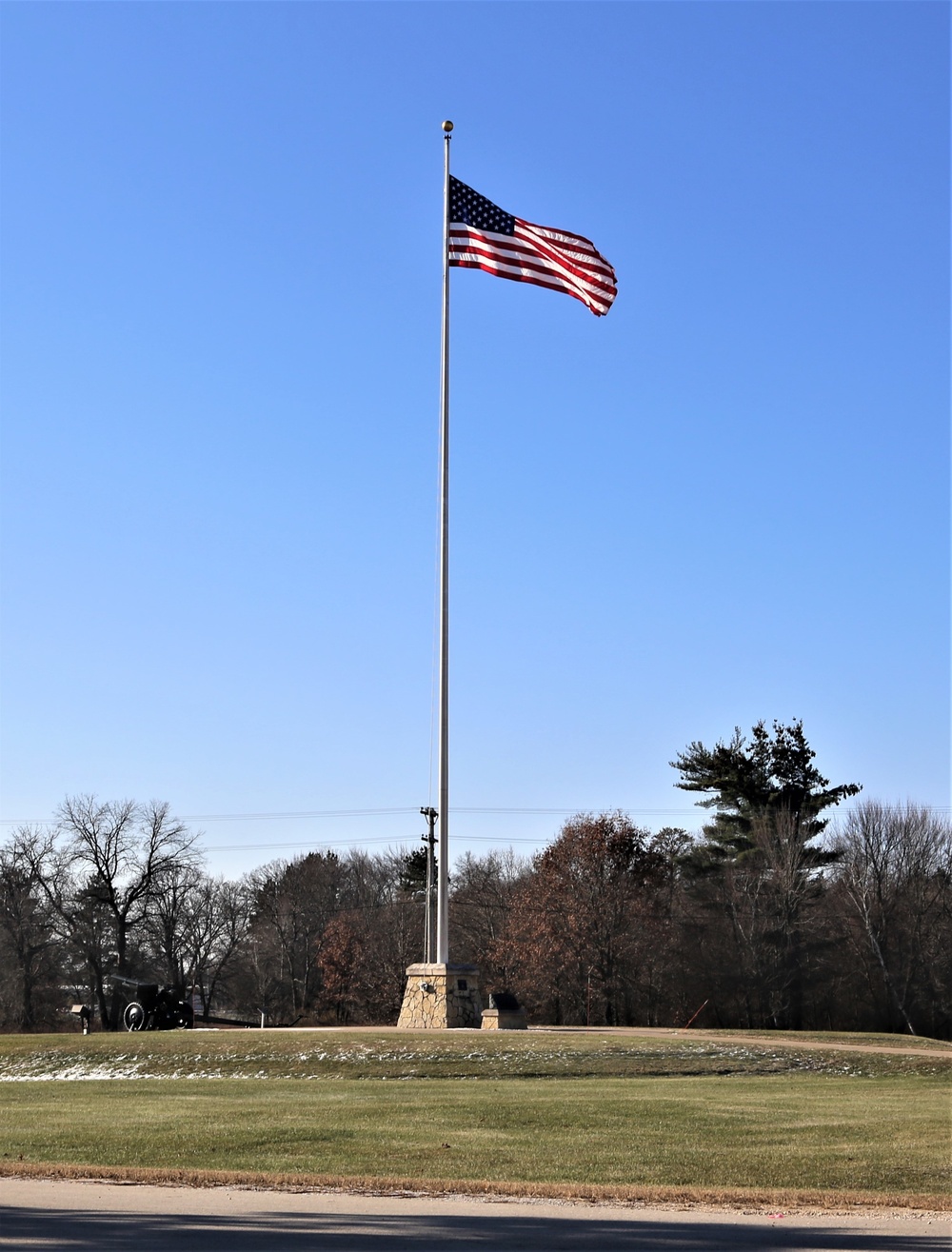 Fort McCoy and the American Flag