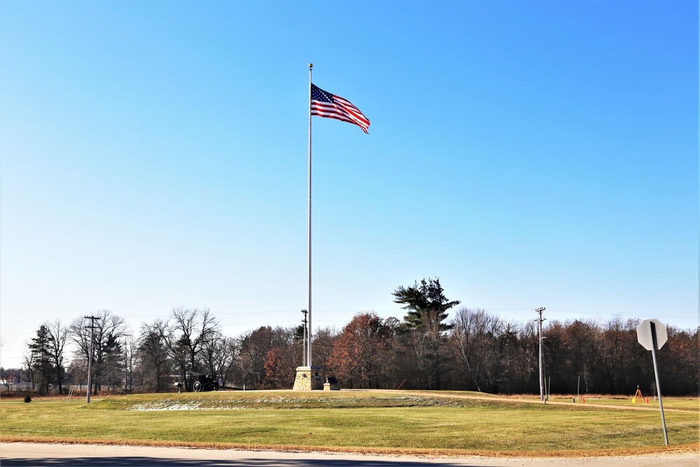 Fort McCoy and the American Flag