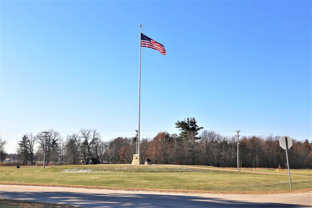 Fort McCoy and the American Flag