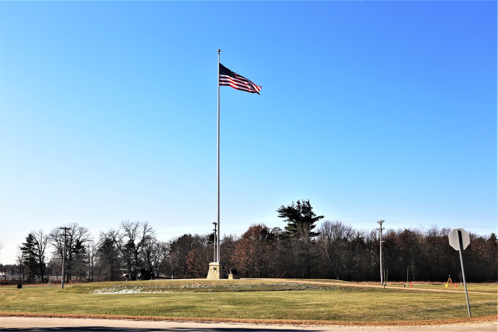 Fort McCoy and the American Flag