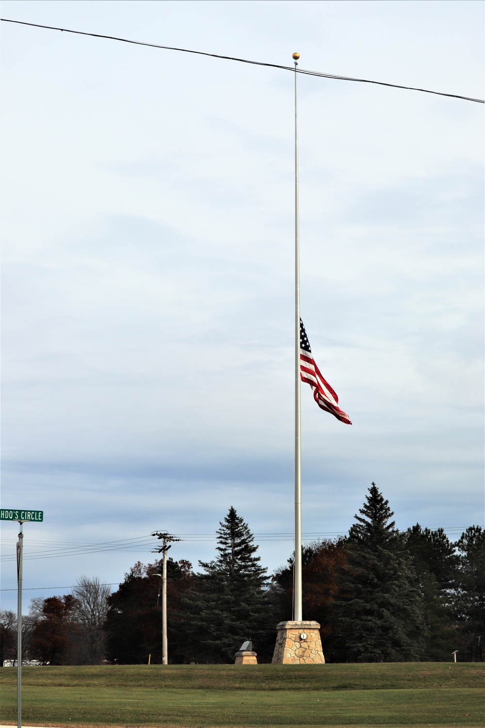 Fort McCoy and the American Flag