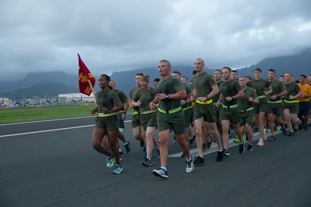 Headquarters Battalion, MCAS Birthday Run