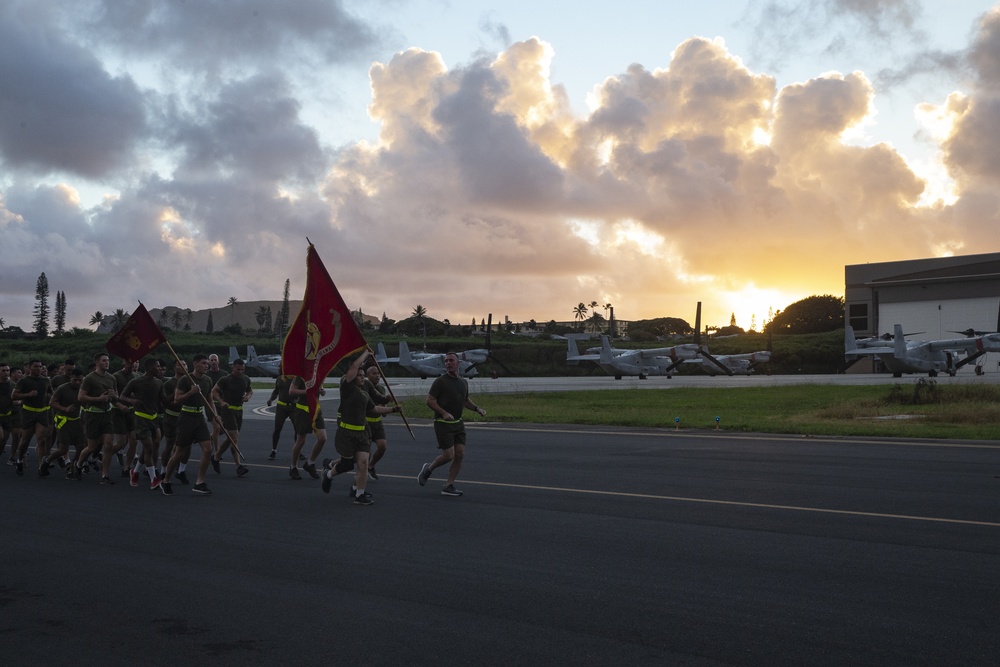 Headquarters Battalion, MCAS Birthday Run