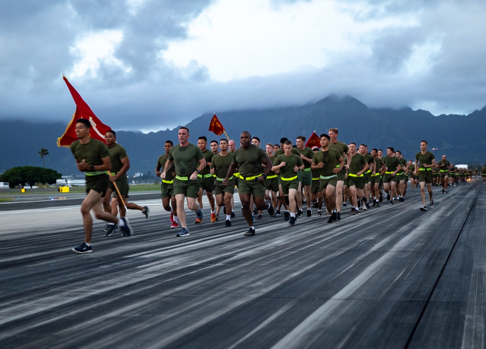 Headquarters Battalion, MCAS Birthday Run