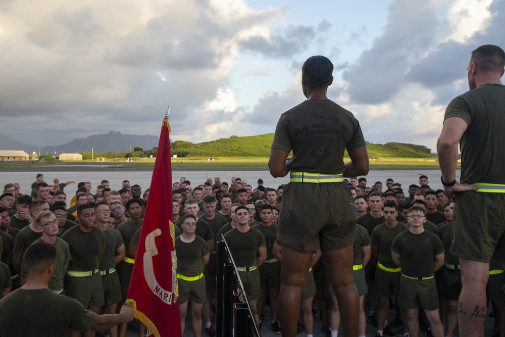 Headquarters Battalion, MCAS Birthday Run