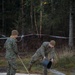 8th ESB Marines Wash Equipment Prior to Storage