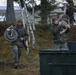 8th ESB Marines Wash Equipment Prior to Storage