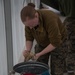 8th ESB Marines Wash Equipment Prior to Storage