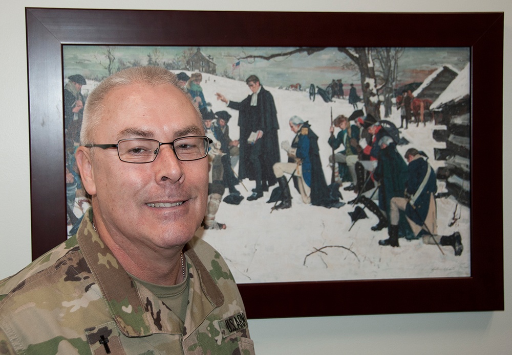 New command chaplain to focus on spiritual resiliency, religious-supply support to DoD