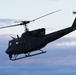 A helicopter assigned to the 40th Helicopter Squadron supports members of the 341st Security Forces Group as they practice in a launch facility recapture during Global Thunder 19, Oct. 30, 2018, at Malmstrom Air Force Base, Mont.