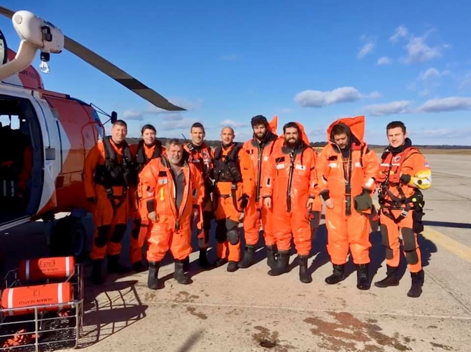 Coast Guard rescues 4 fishermen 60 miles off Maine Coast
