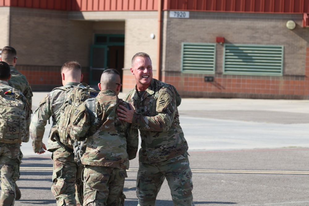 Raider Soldiers return from Korea