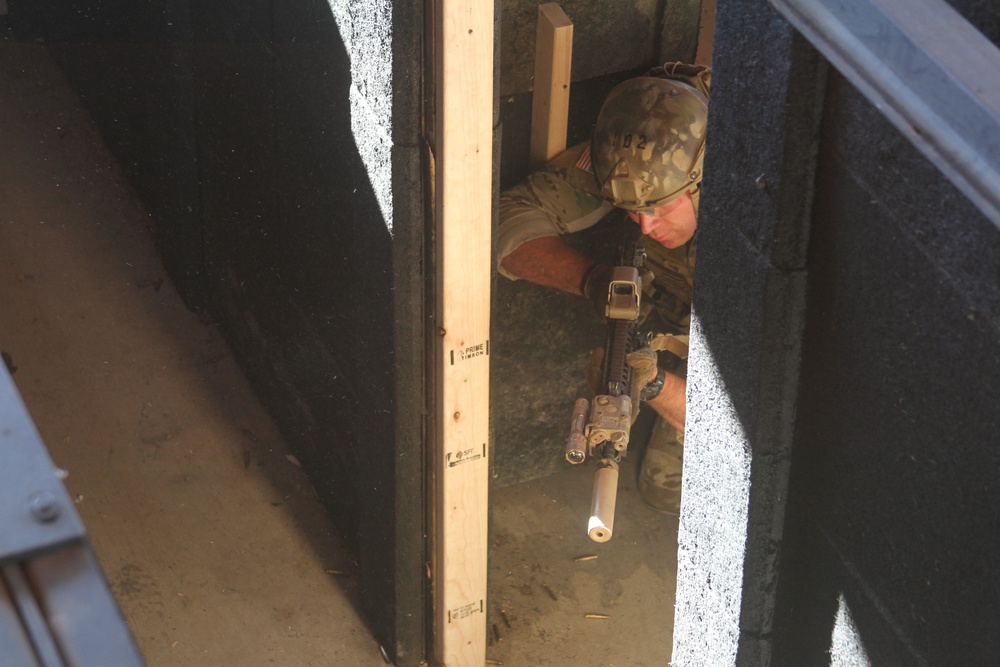 Soldiers Conduct Room Clearing