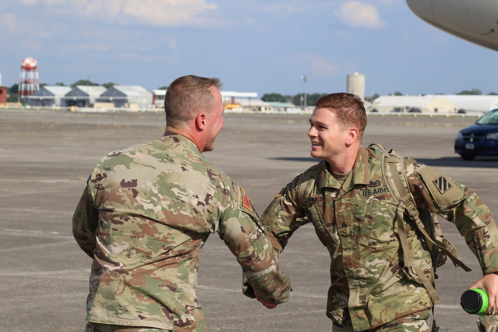 Raider Soldiers return from Korea