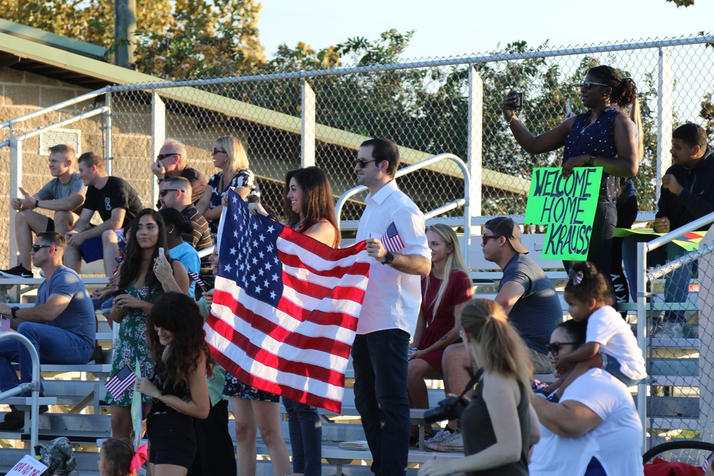 Raider Soldiers return from Korea