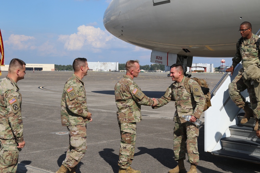 Raider Soldiers return from Korea