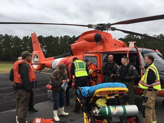 Coast Guard rescues 3 from disabled vessel near Bulls Bay