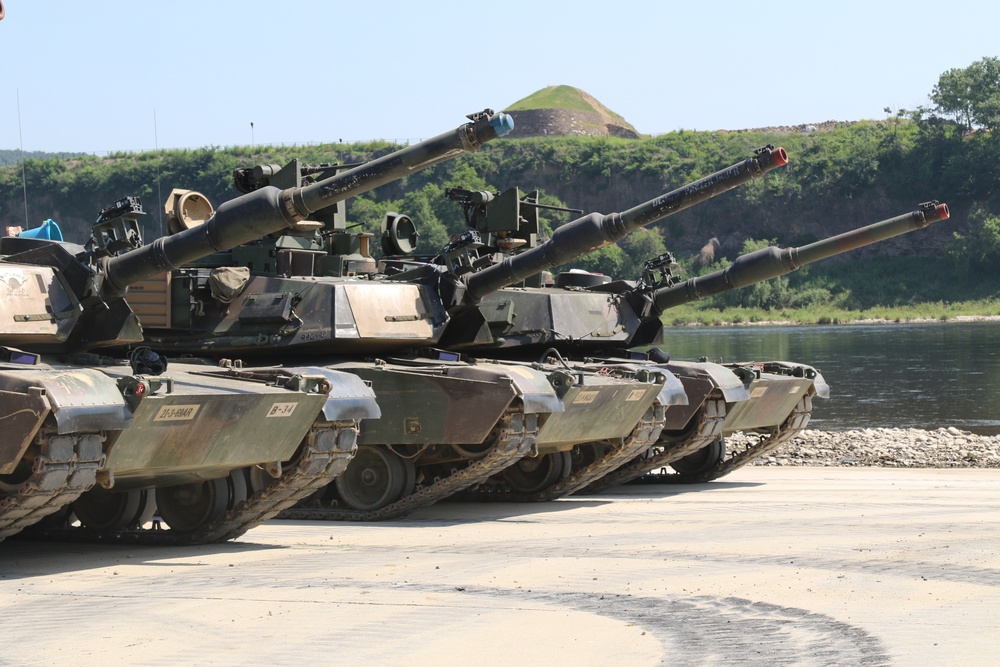 Tanks on the Imjin River