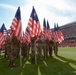 Flag-holding Ceremony at Kansas City Chiefs Salute to Service Game