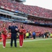 Kirksey is Awarded Football at Kansas City Chiefs Football Game