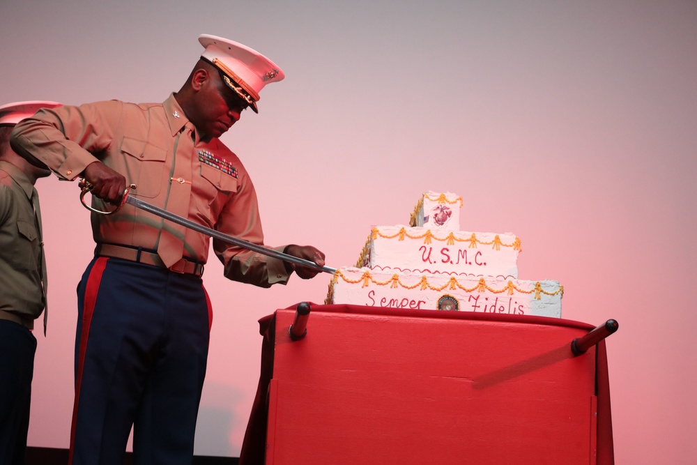 MCLB Albany hosts cake-cutting ceremony, uniform pageant