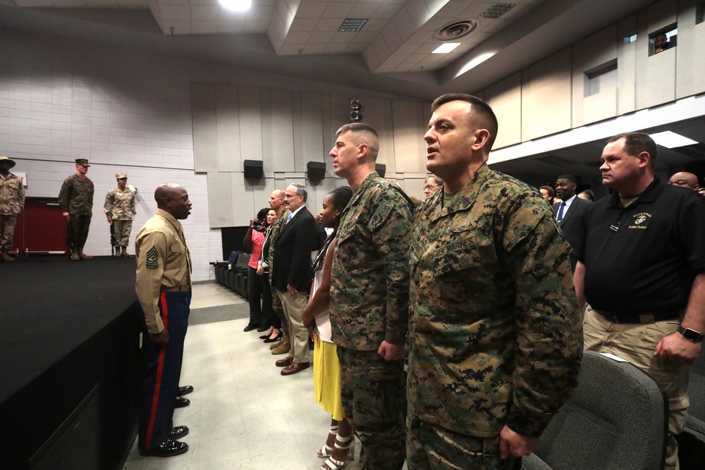 MCLB Albany hosts cake-cutting ceremony, uniform pageant