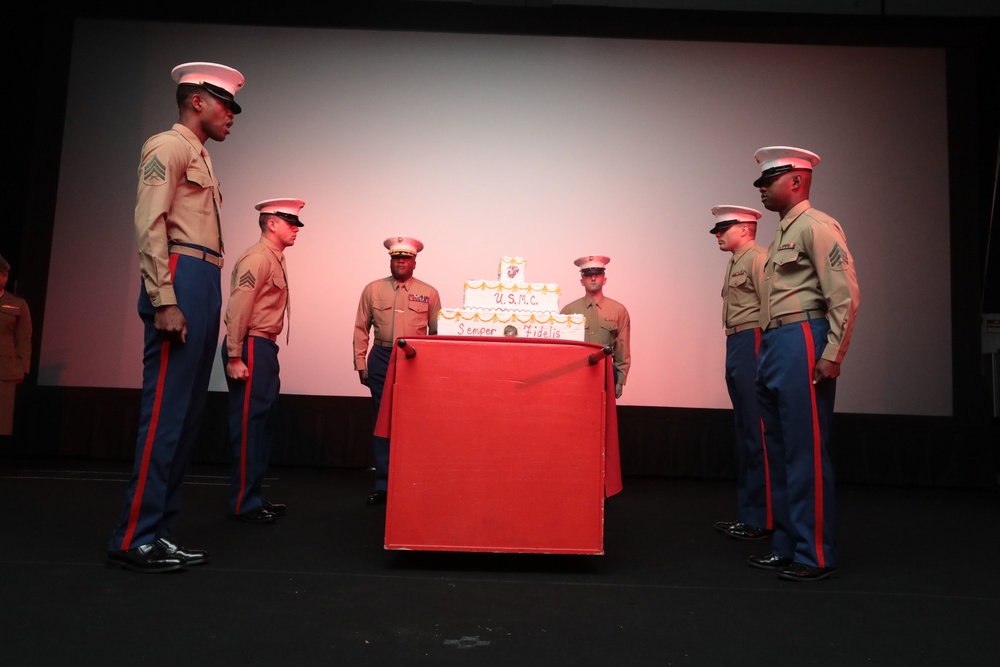 MCLB Albany hosts cake-cutting ceremony, uniform pageant